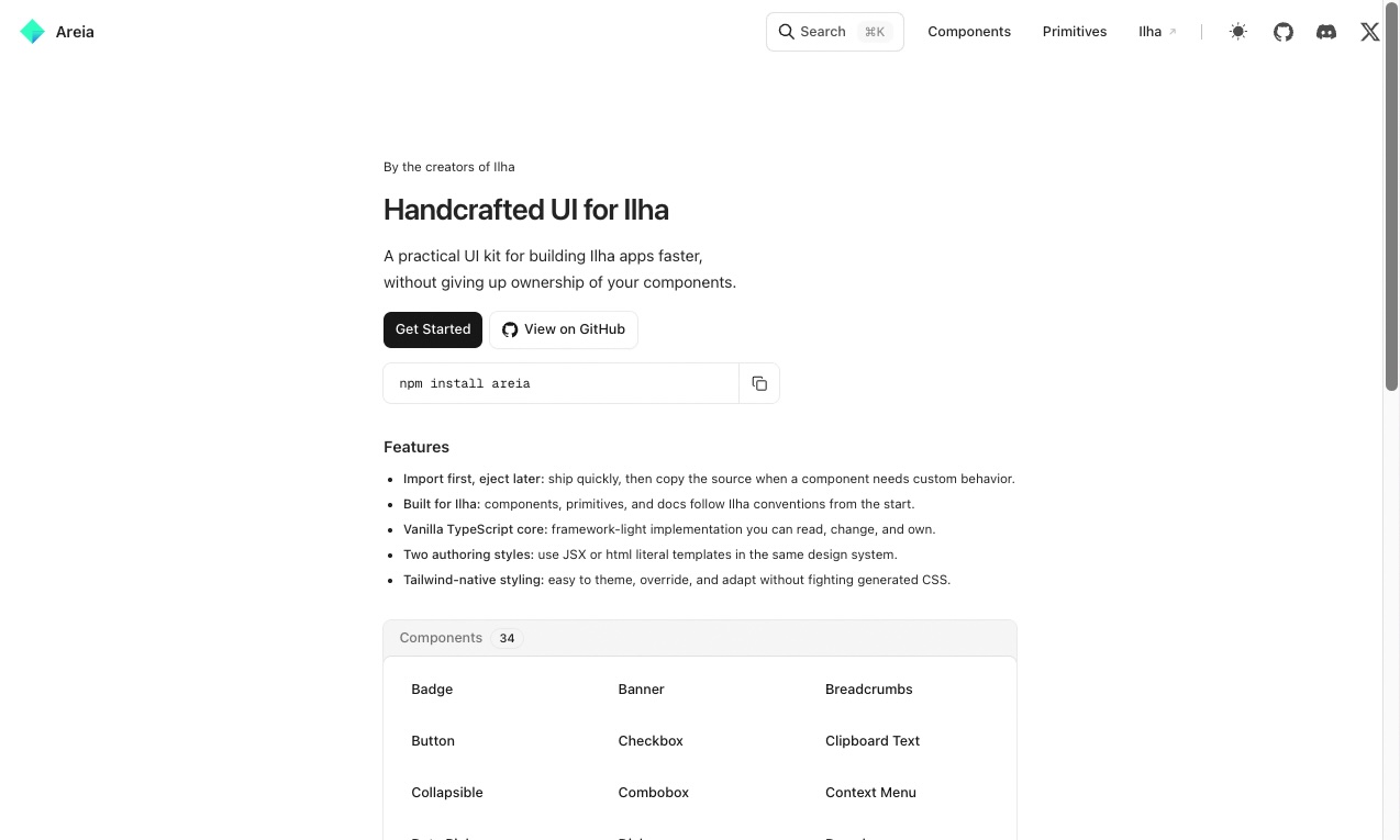 Areia UI